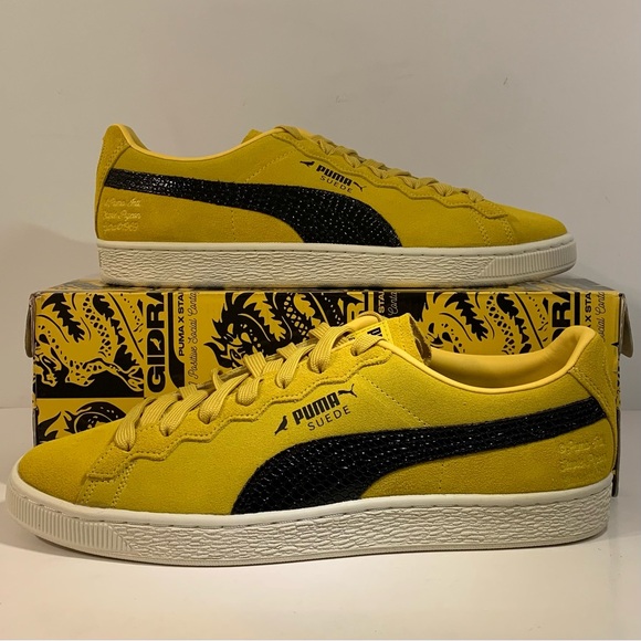 🐲 [BRAND NEW] PUMA SUEDE JEFF STAPLE GIDRA MENS SHOES SIZE 12 SNEAKERS 🐲 - Picture 2 of 11